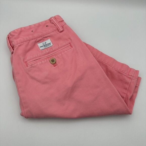 VINEYARD‎ VINES BOYS COTTON BREAKER SHORTS SIZE 12 PINK - Picture 1 of 4